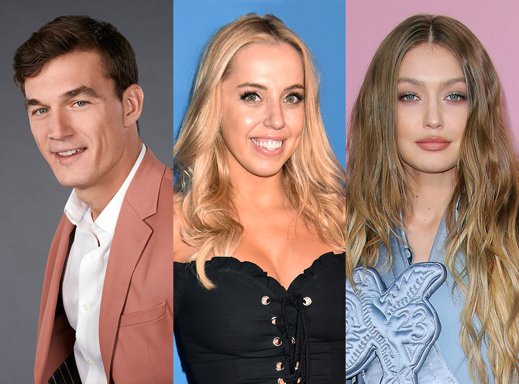Tyler Cameron, Violet Benson, Gigi Hadid Tyler Cameron, Violet Benson, Gigi Hadid